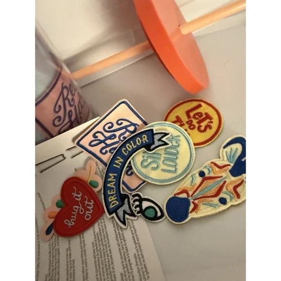 Starbucks Dream In Color Patches Stickers DIY Cold Cup Tumbler 24 oz New - Picture 2 of 7